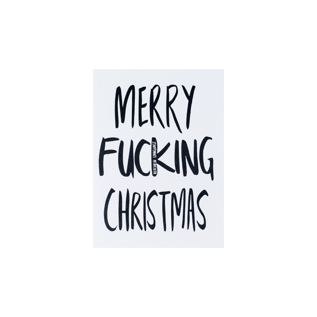 Merry Fucking Christmas greeting card