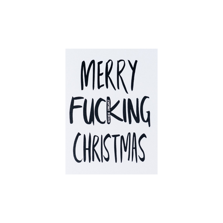 Merry Fucking Christmas greeting card