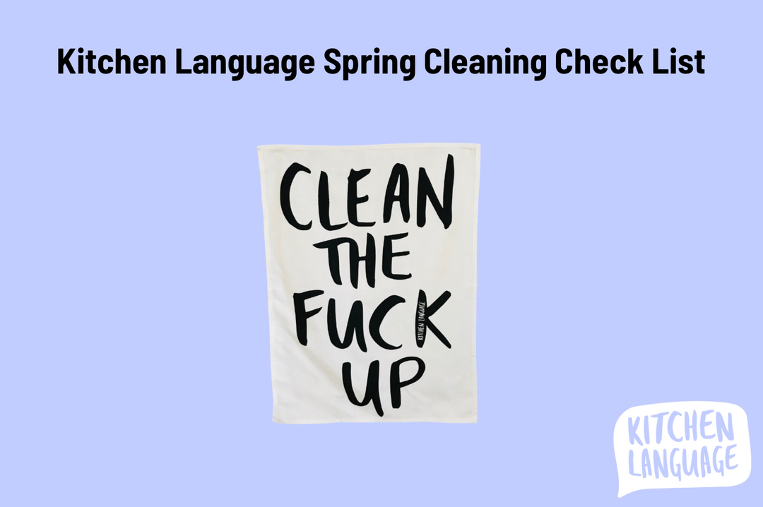 Can't be bothered Spring Cleaning? Neither can we! Hope this cheeky check list helps motivate you...