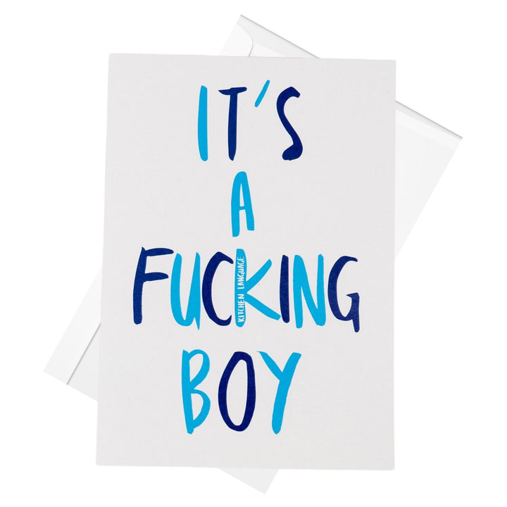It's a Fucking Boy greeting card