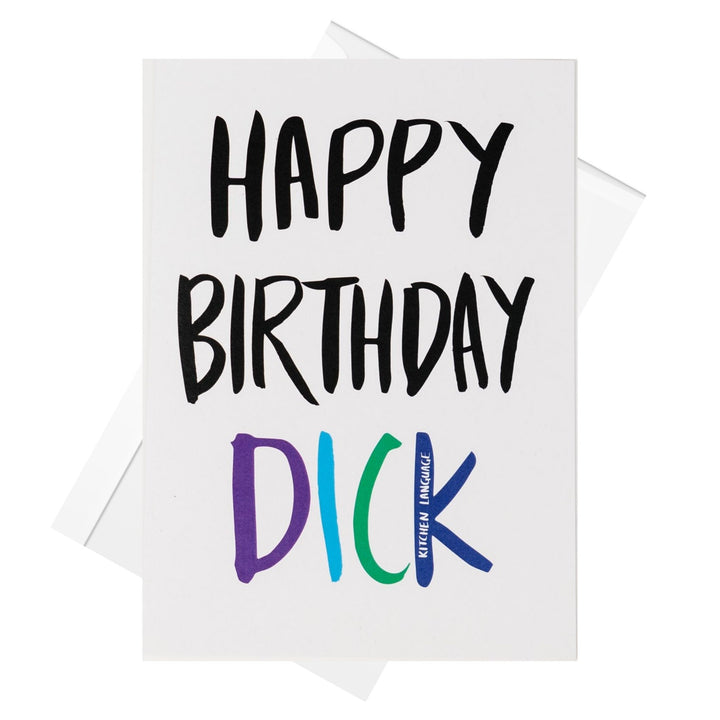 Happy Birthday Dick greeting card