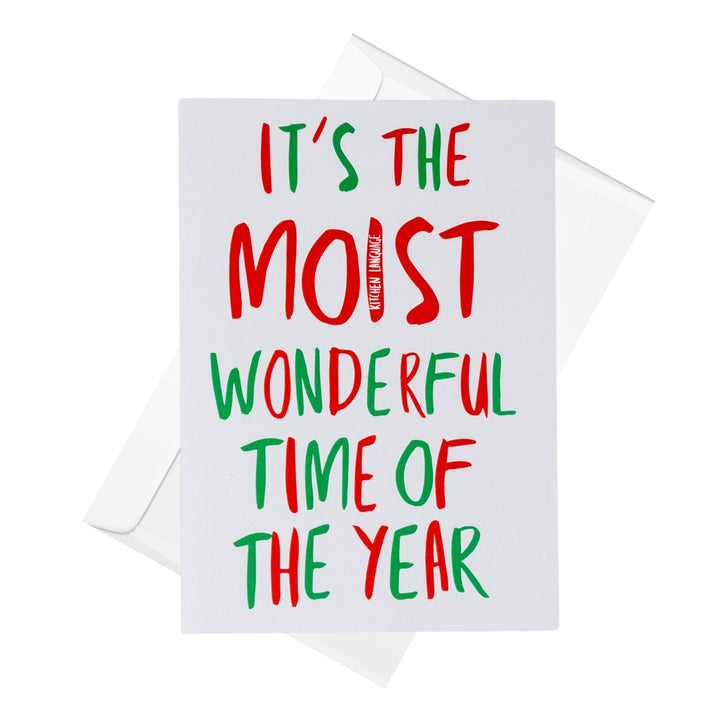 Moist Christmas Greeting Card