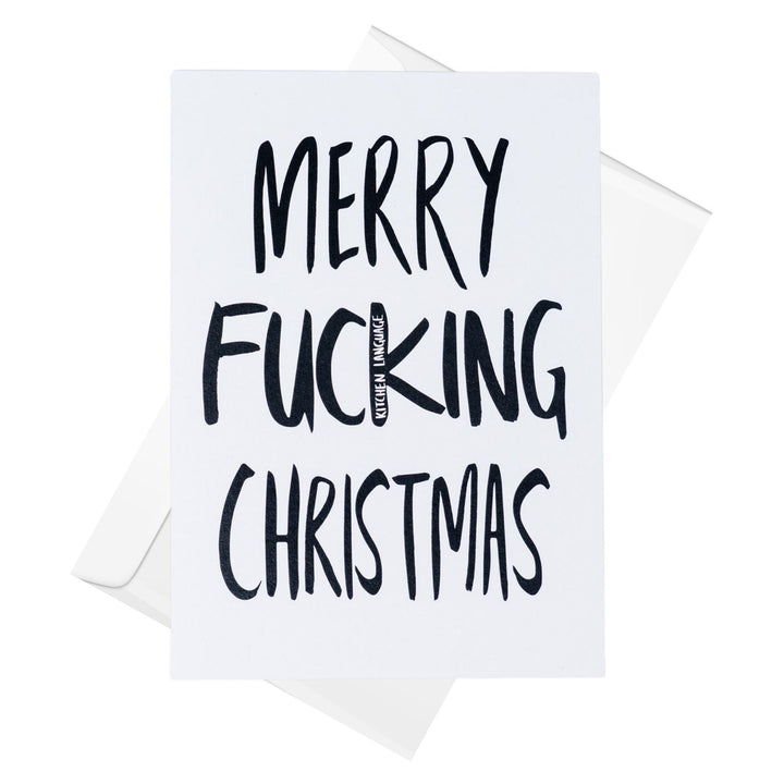 Merry Fucking Christmas greeting card