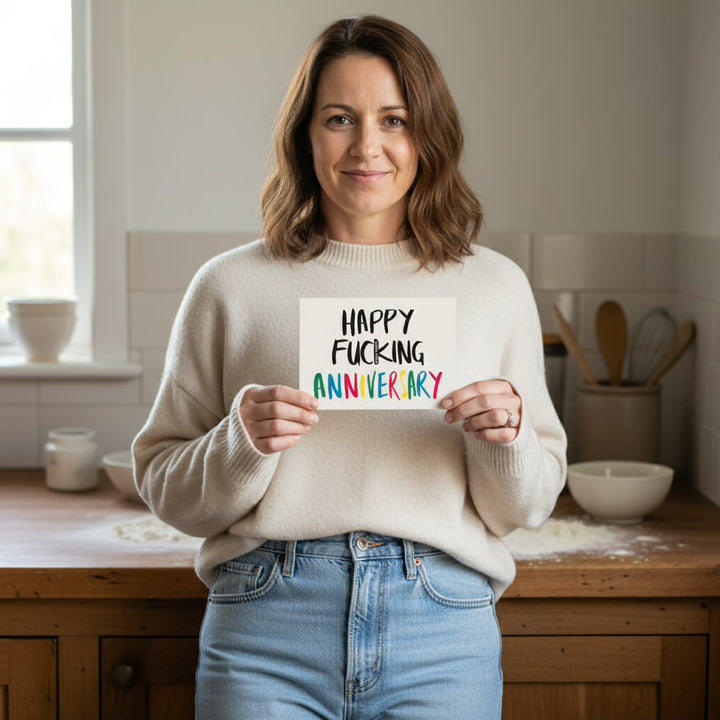 Happy Fucking Anniversary greeting card