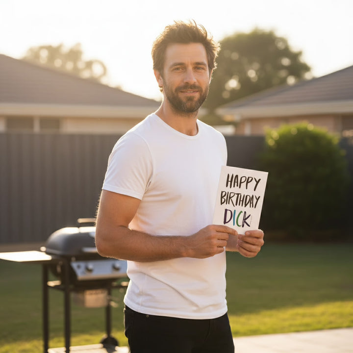 Happy Birthday Dick greeting card