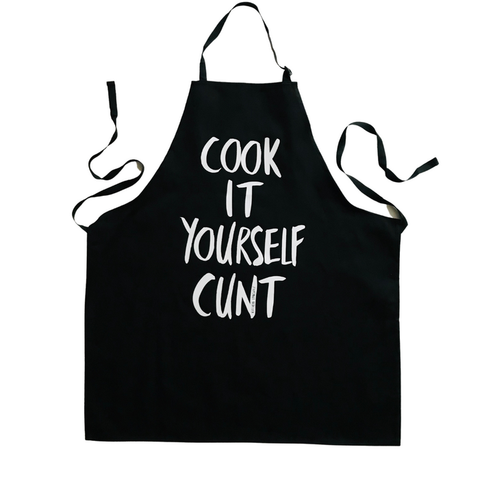 Cook It Yourself Cunt - BBQ apron - Kitchen Language 